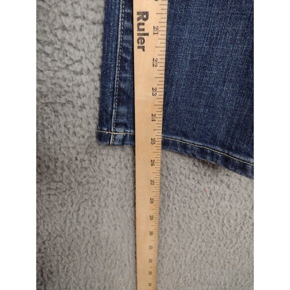 Miss Me NEW Boyfriend Dark Wash Mid Rise Distressed Crop Jeans Women's Size‎ 26 - Picture 10 of 13